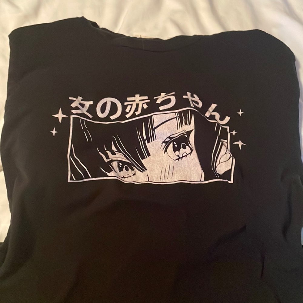 Animated girl in black and white colors!